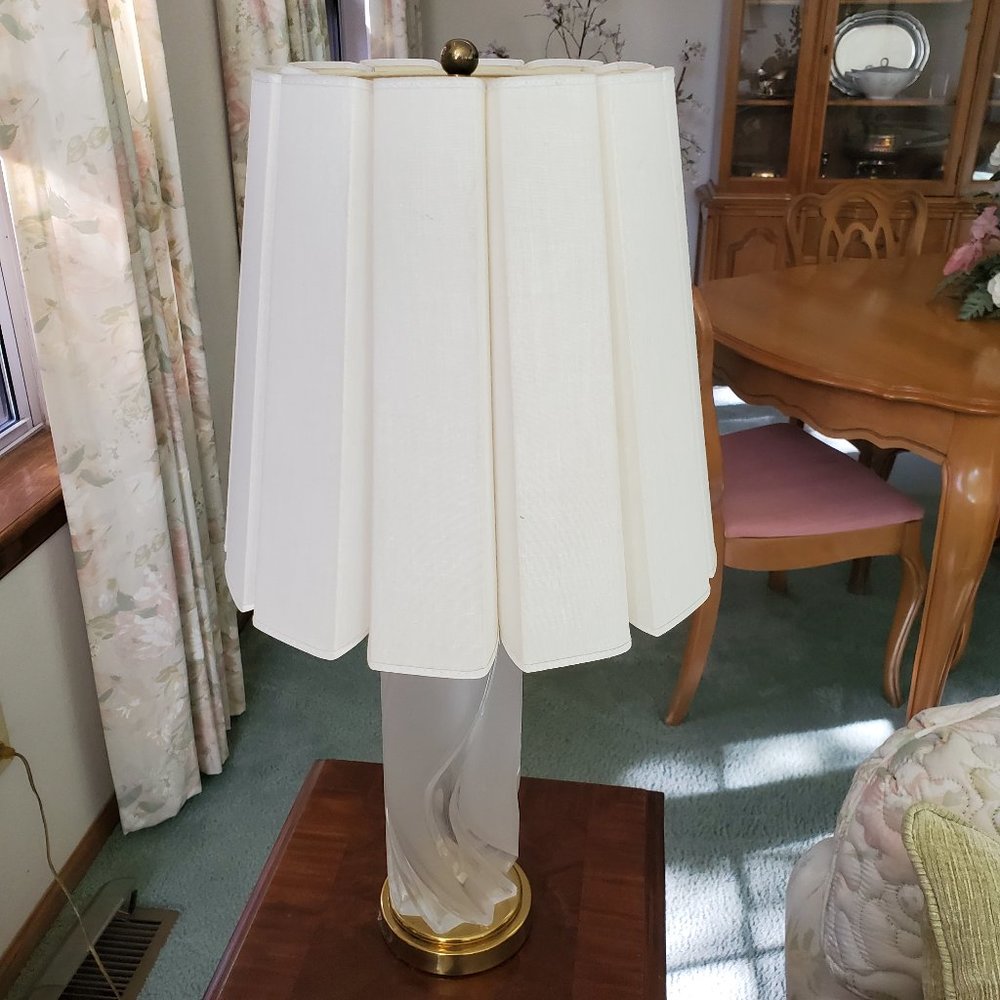 Vintage crystal lamp